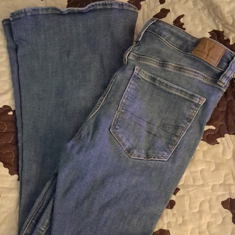 American Eagle High Rise Flare Jeans